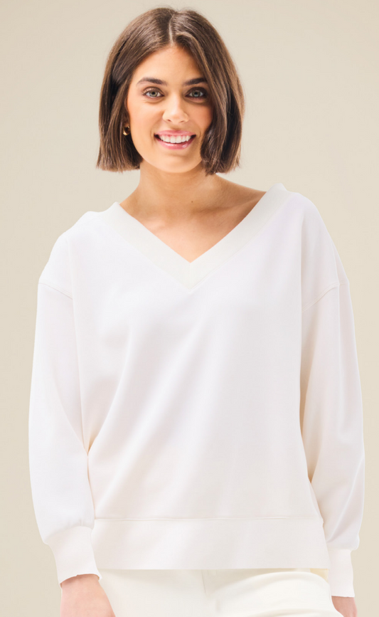 Hazel Top in Ivory