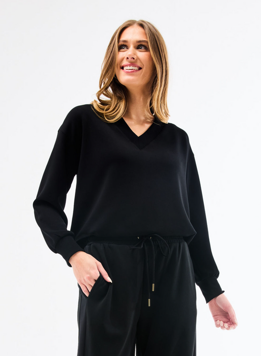 Hazel Top in Black