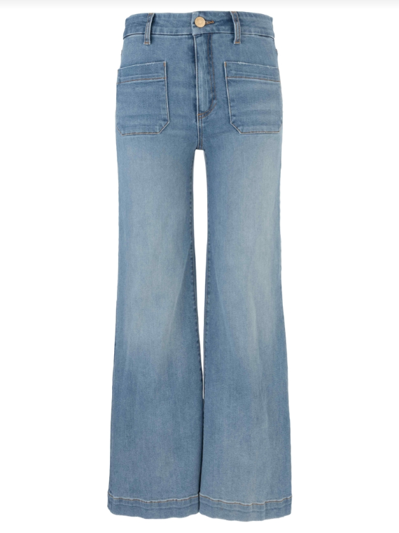 Meg High Rise with Patch Pockets in Totally