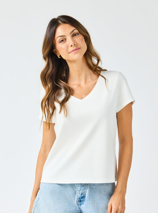 Brielle Tee in White