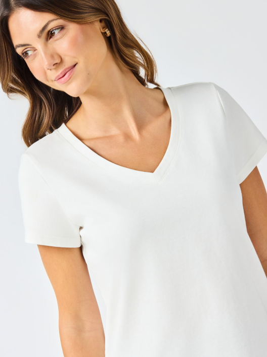 Brielle Tee in White