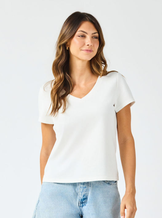 Brielle Tee in White