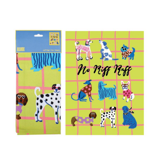 No Riff Raff Tea Towel