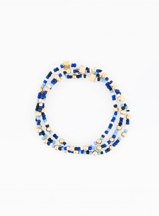 Vivienne Bracelet Set in Blue
