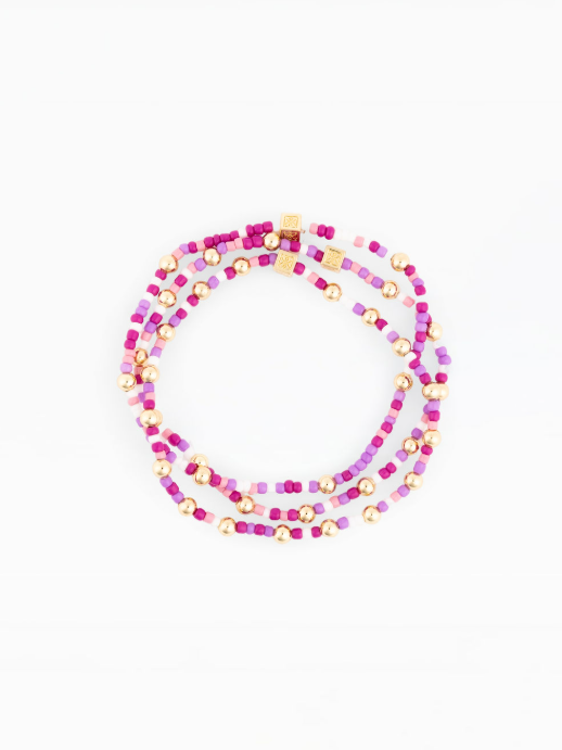 Vivienne Bracelet Set in Purple
