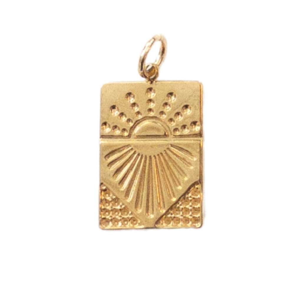 Sunrise Rectangle Charm