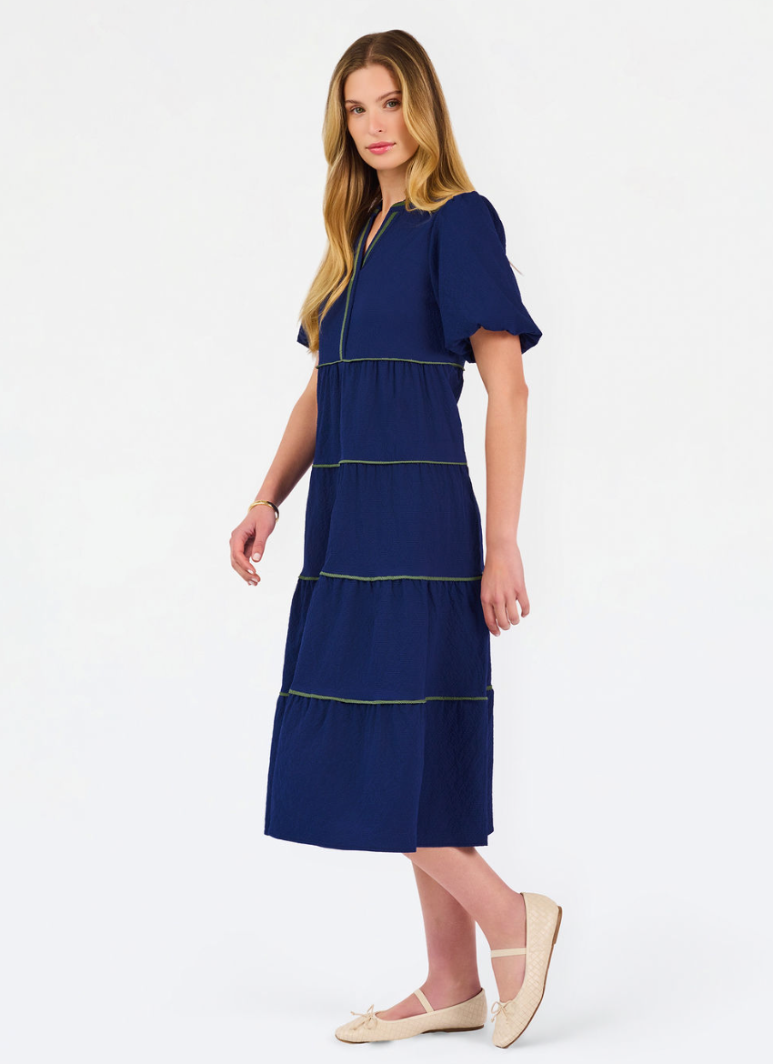 Kinsley Dress in Navy