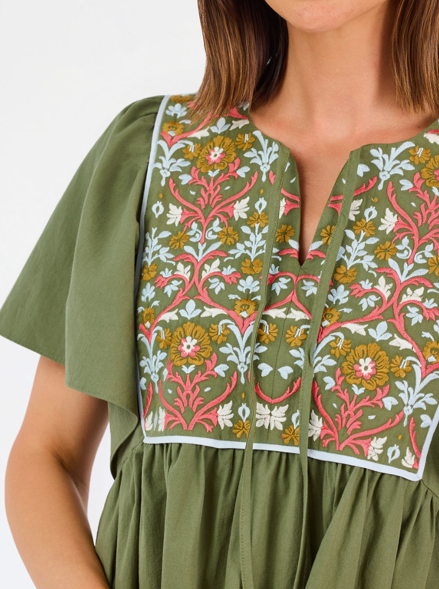 Piper Dress in Olive