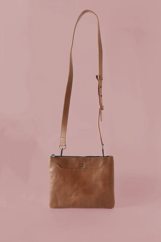 GR Simple Crossbody in Cognac
