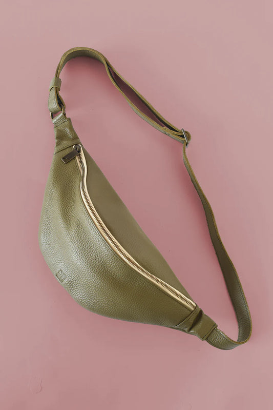 GR Sling Bag in Pebbled Olive