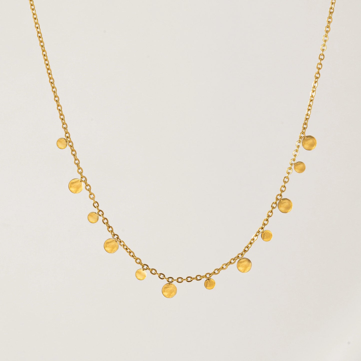 Solar Necklace in Gold