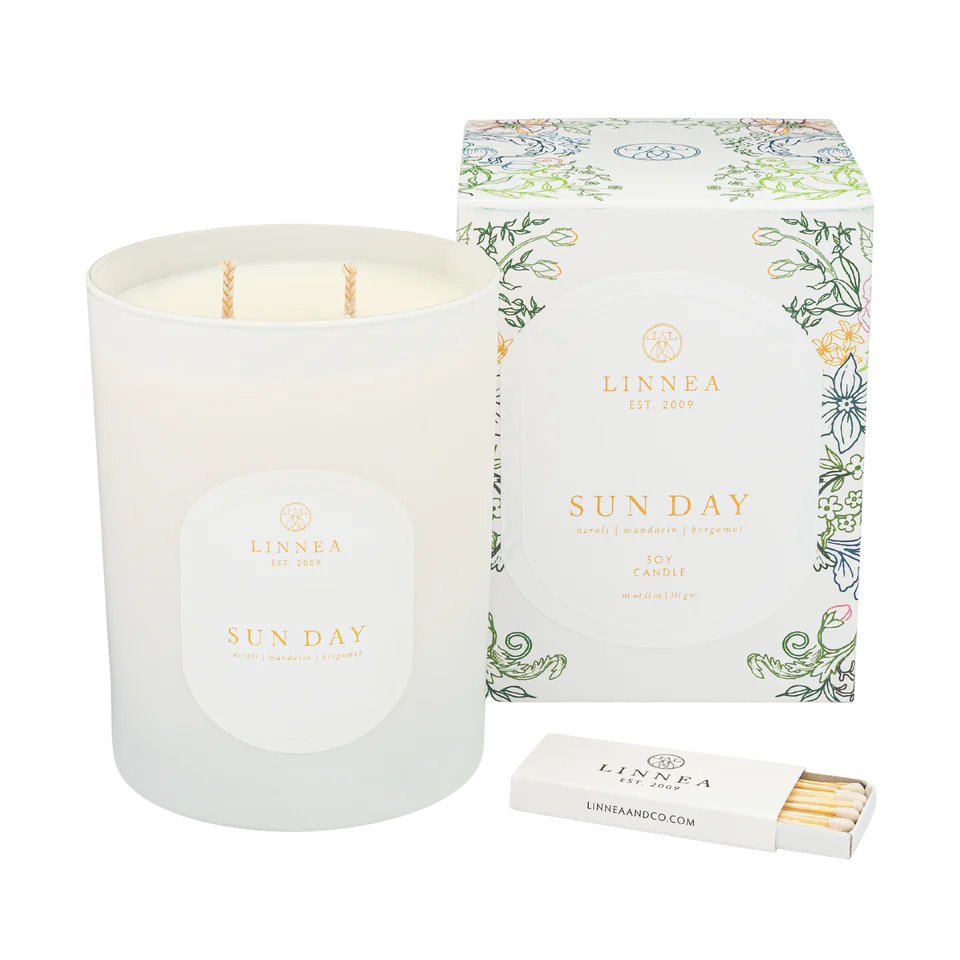 Linnea Sun Day 2-wick Candle