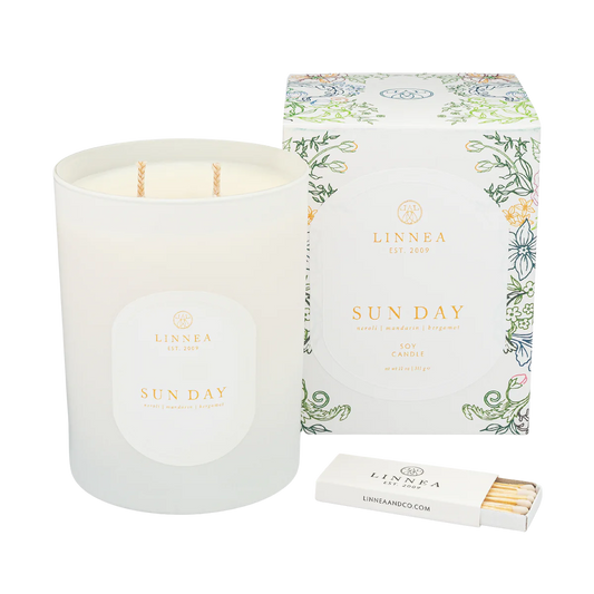 Linnea Sun Day 2-wick Candle