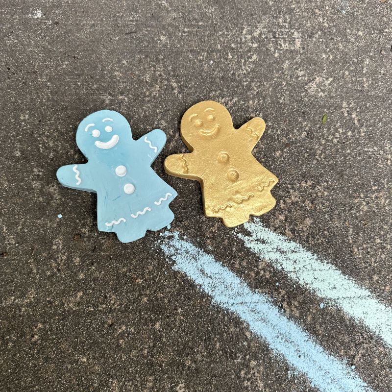 Gingerbread Handmade Sidewalk Chalk