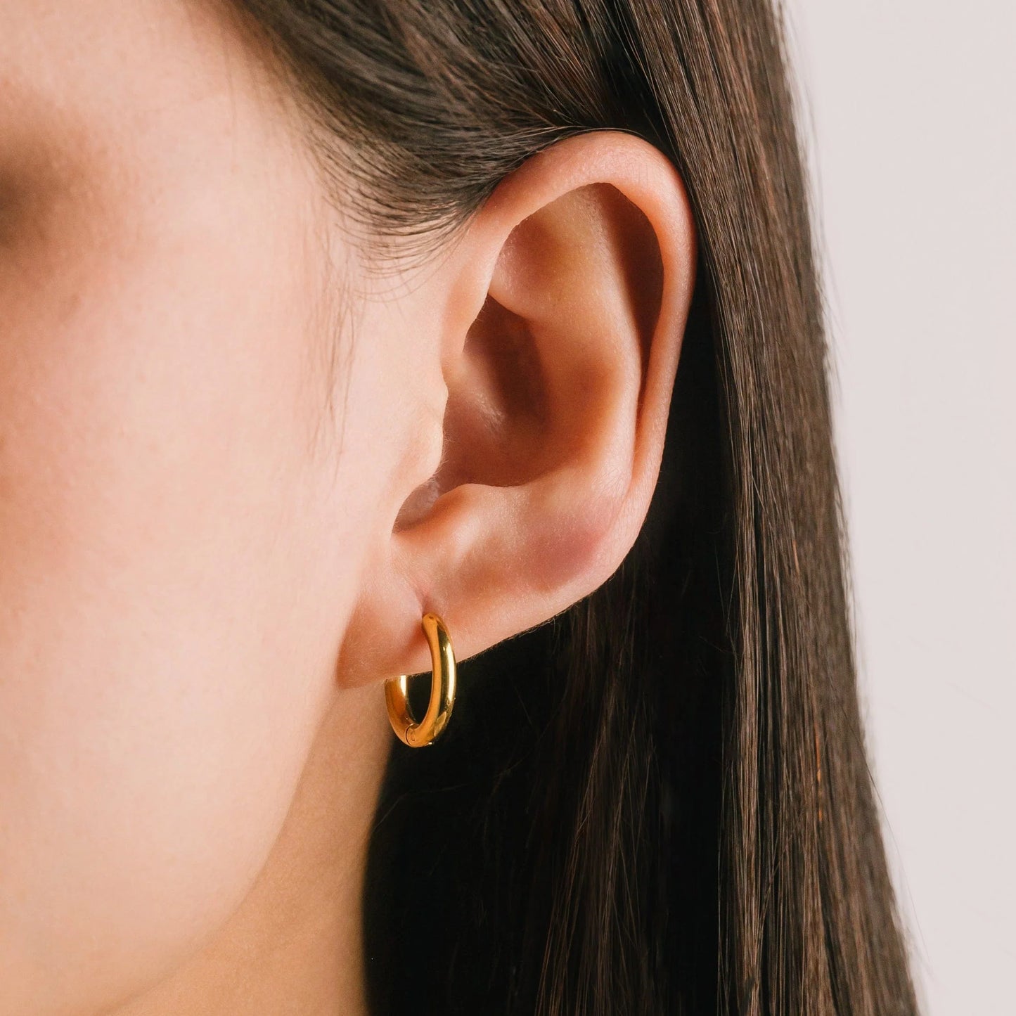 Tube Hoop Earrings