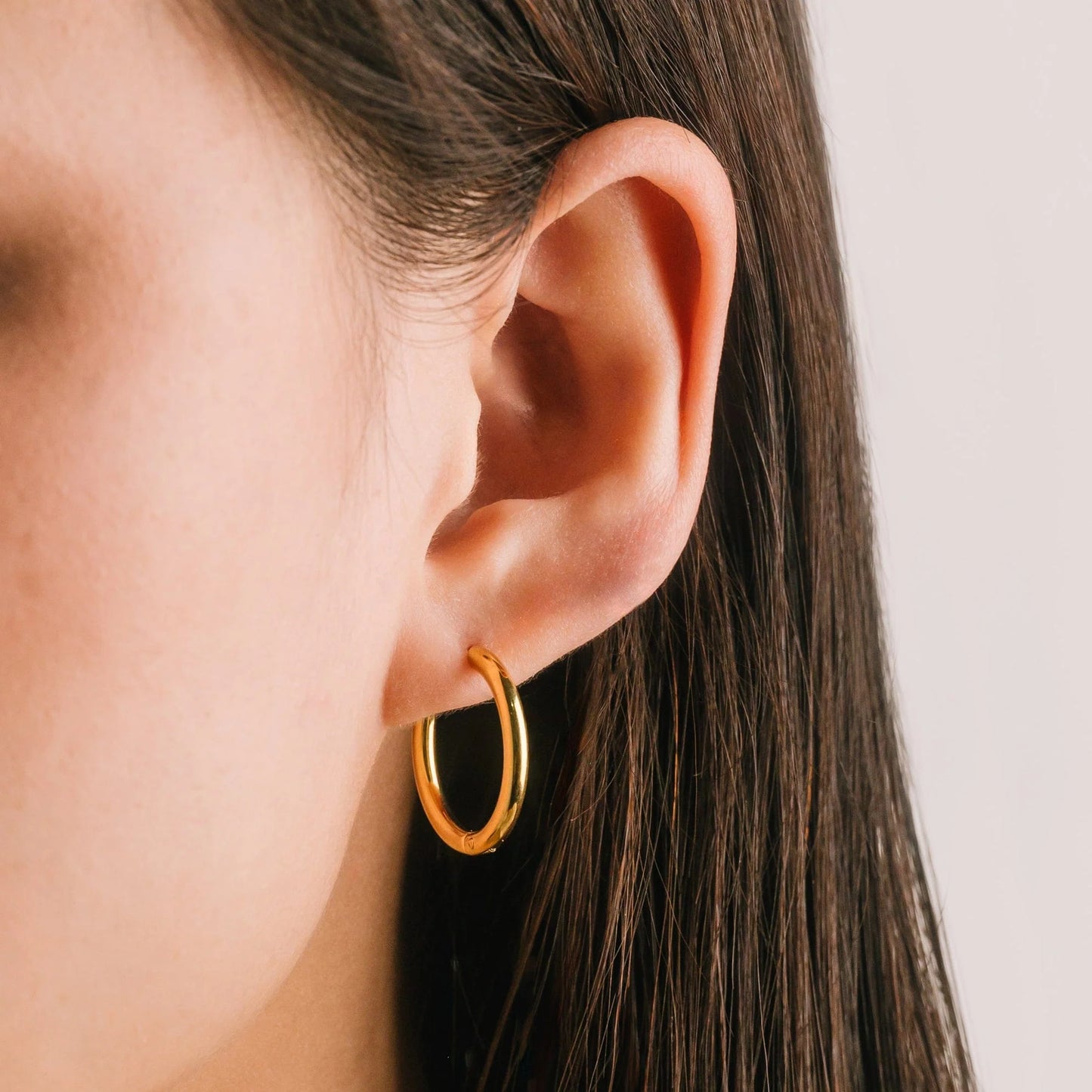Tube Hoop Earrings