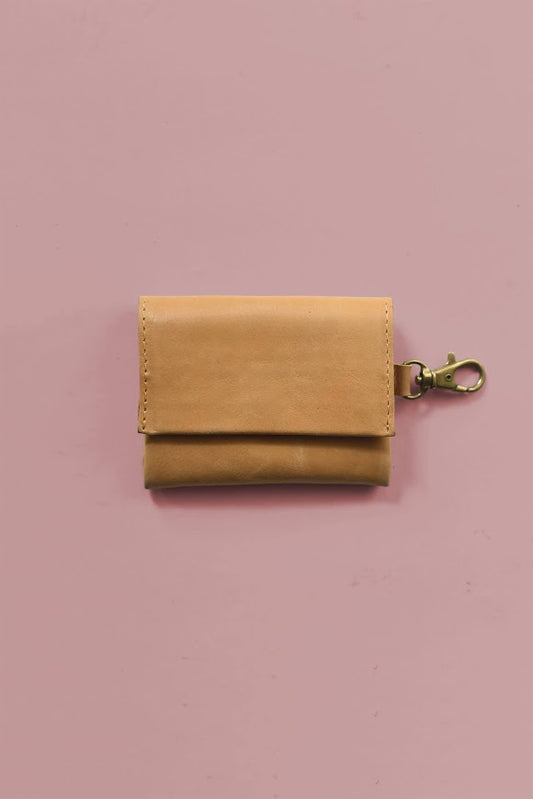 GR Mini Wallet Charm in Caramel
