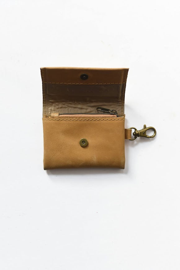 GR Mini Wallet Charm in Caramel