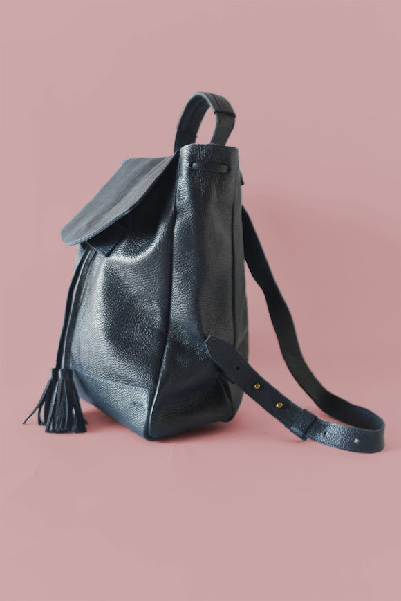 GR Tassel Backpack in Blue