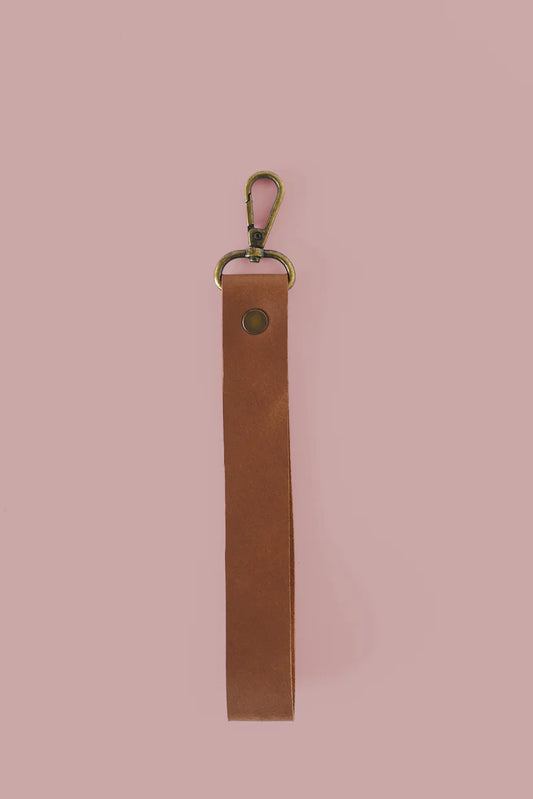 GR Wristlet Strap in Cognac