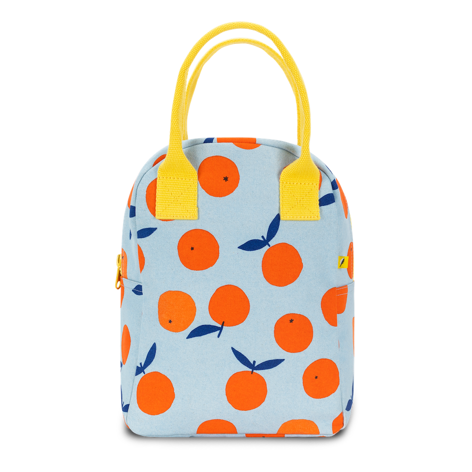 Zipper Lunch Bag - Oranges
