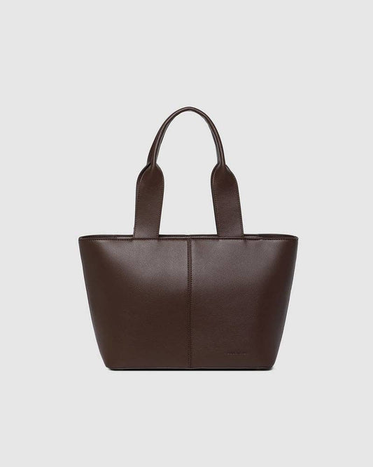 Henley Tote Bag in Chocolate
