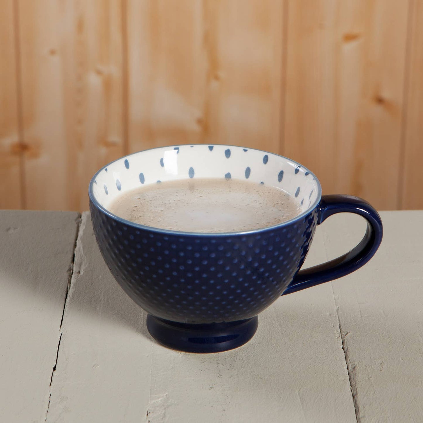 Ink Stamped Latte Mug