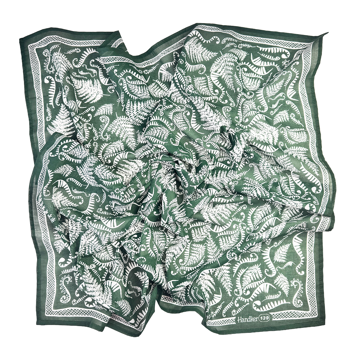 34" Wild Rag Fern Bandana