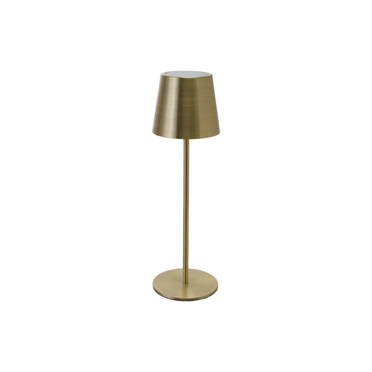 Brushed Brass Metal LED Table Lamp with Touch Sensor