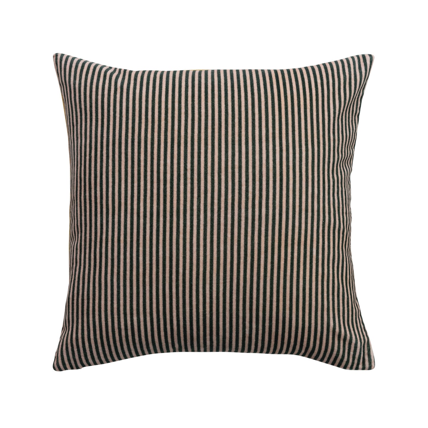 Cotton Velvet Printed Pillow with Embroidery