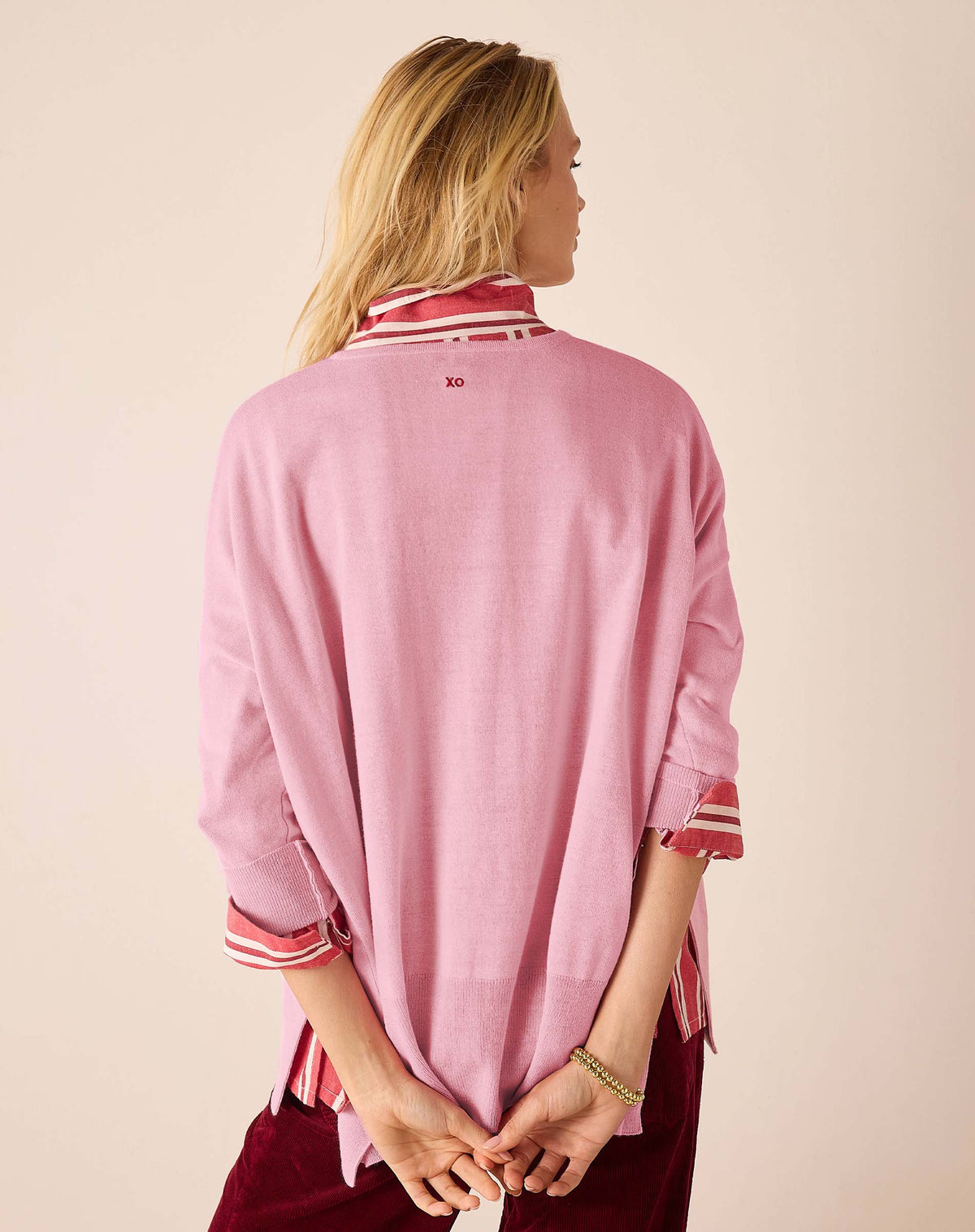 Amour Sweater in Pink Orchid