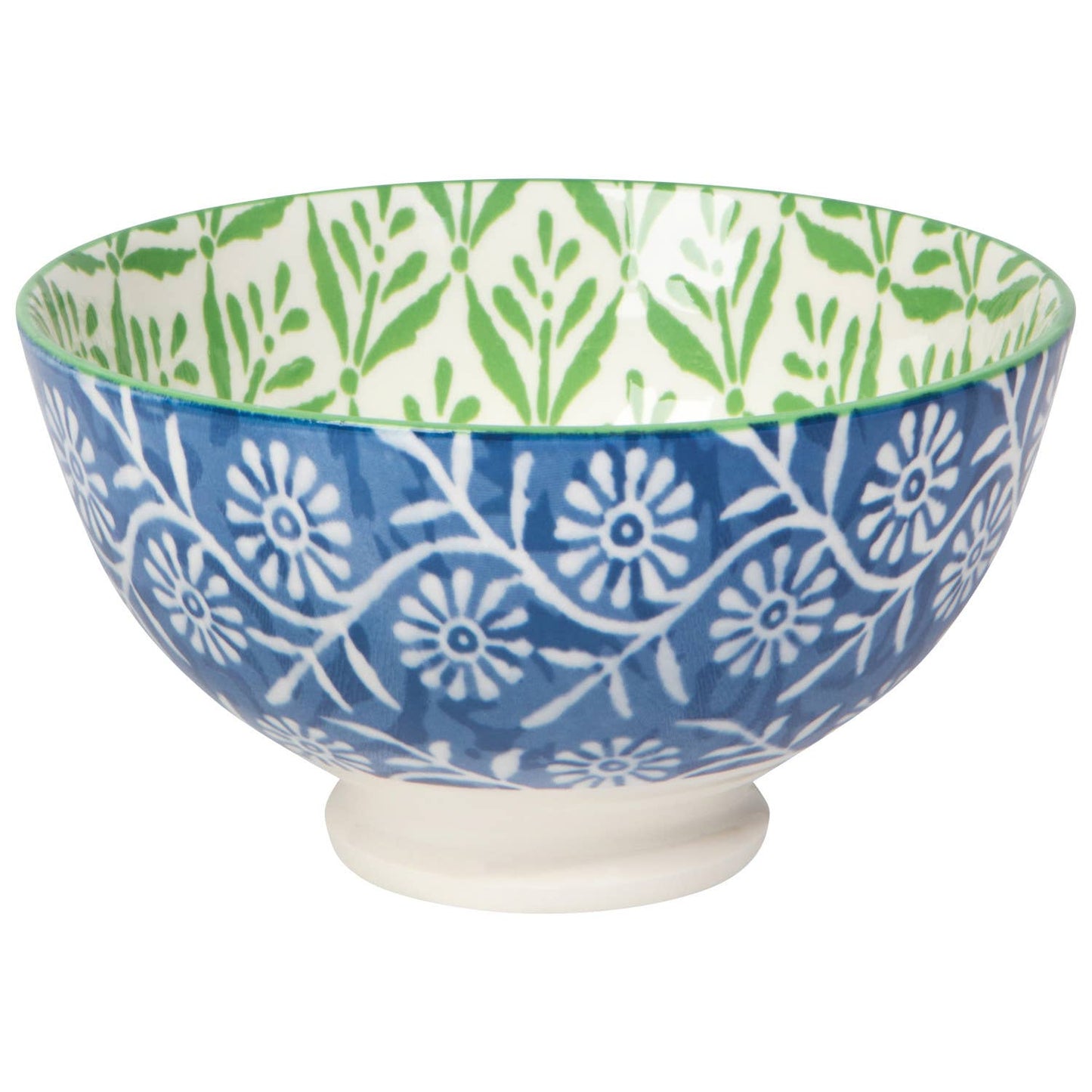 Green Leaf Stamped Bowl -4"