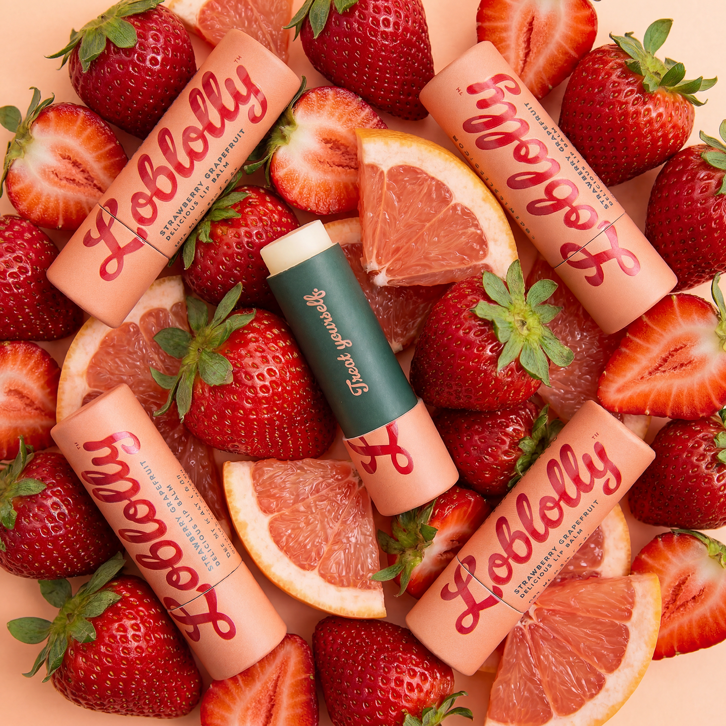 Strawberry Grapefruit Lip Balm