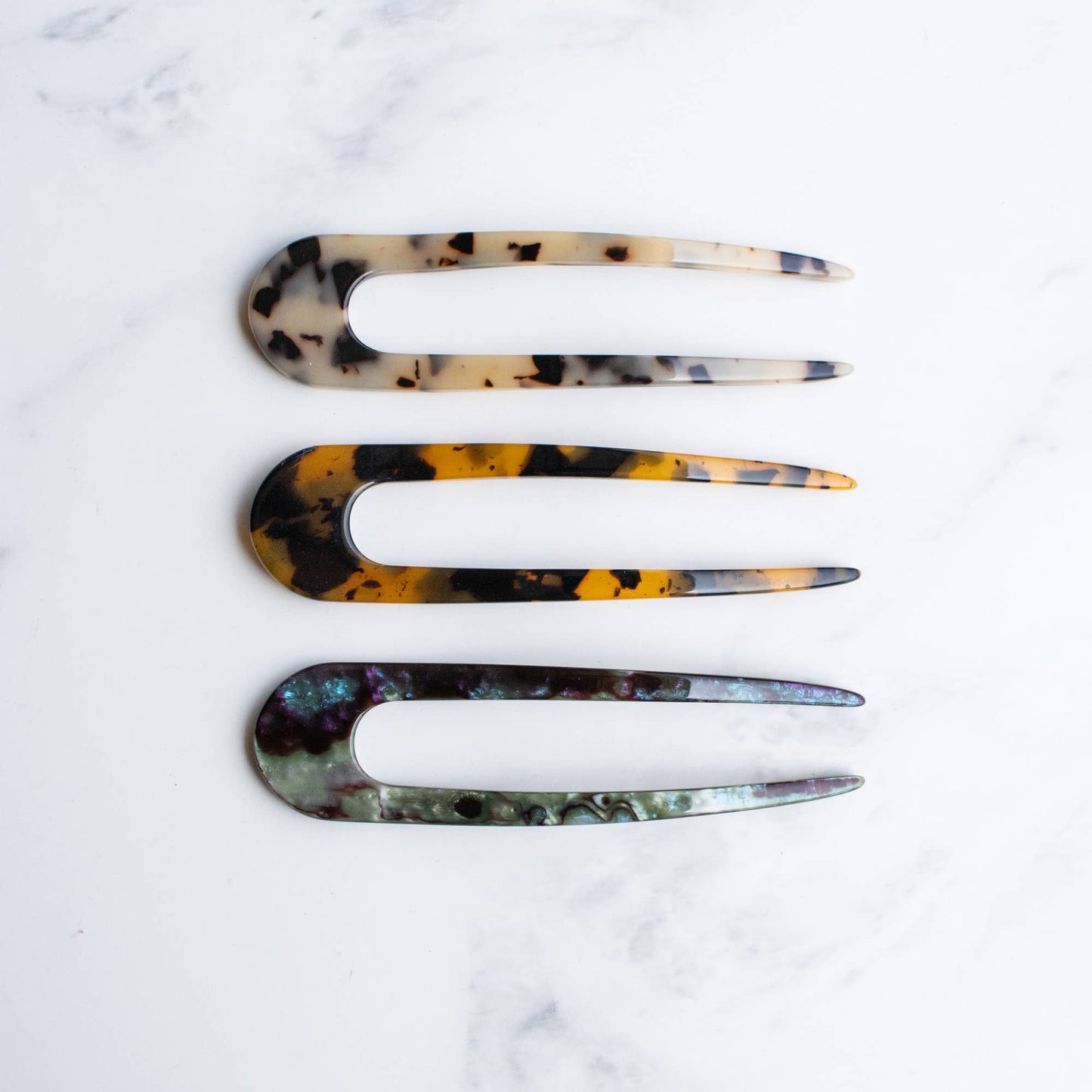 The French Hair Pin: Forest Green