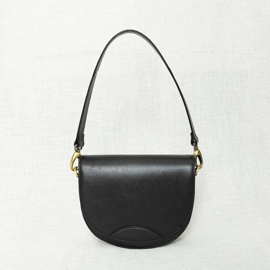 Stella Saddle Bag in Black