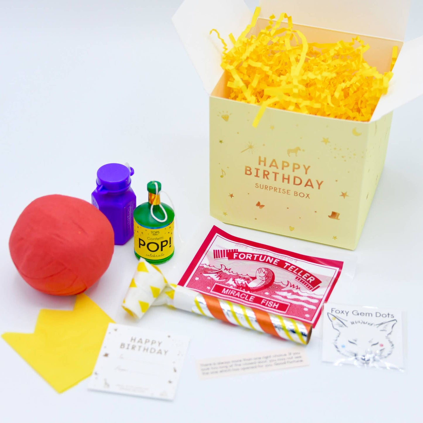 Happy Birthday in a Surprise Box