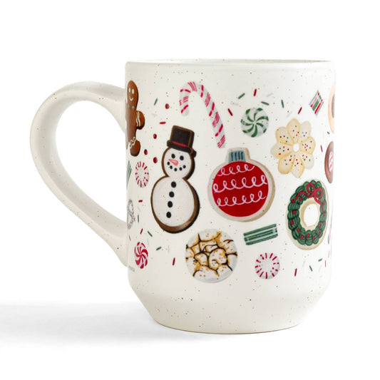 Sweet Holiday Christmas Cookies & Candy Ceramic Mug