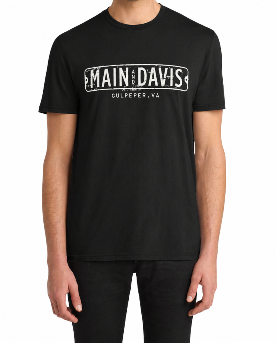 Main & Davis T-Shirt in Black