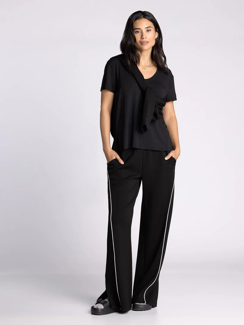 Britney Wide Leg Pant – Black