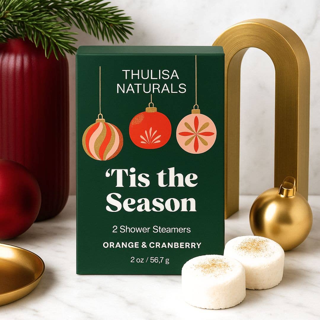 Holiday Shower Steamers - Orange & Cranberry