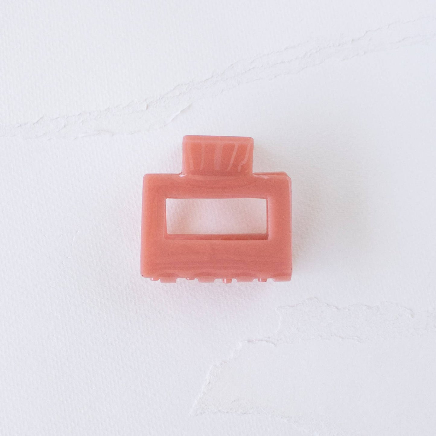 Eco Kylie Cellulose Acetate Hair Clip: Ivory Pearl