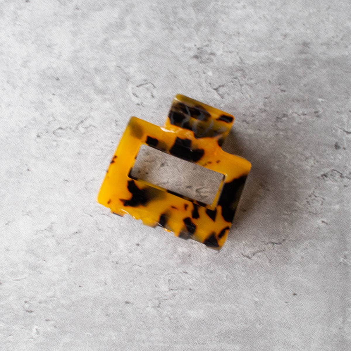 Eco Kylie Cellulose Acetate Hair Clip: Forest Moss