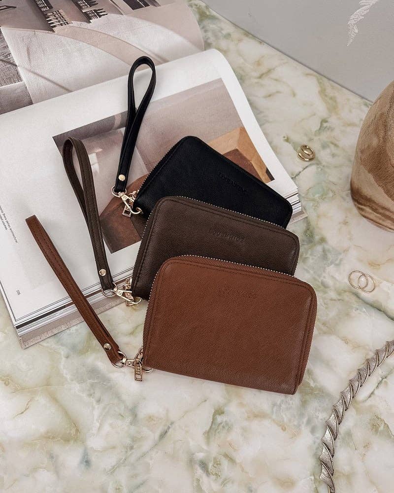 Eden Saddle Wallet in Saddle Chocolate