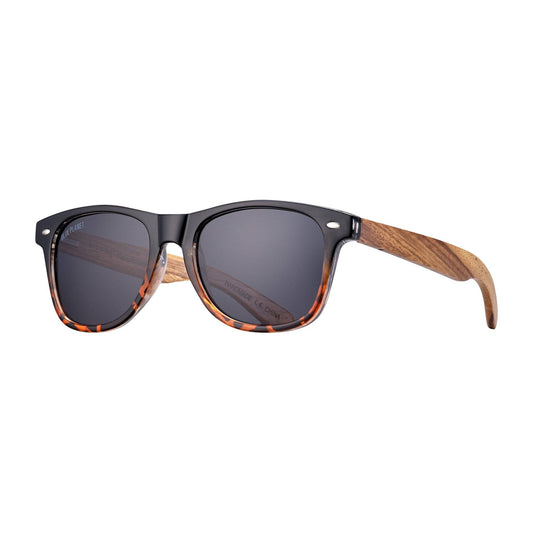 Bodie Sunglasses - Onyx To Walnut Tortoise / Smoke Polarized Lens