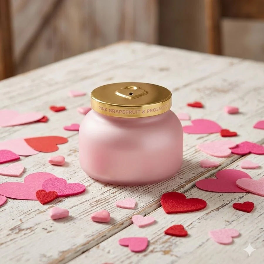 Grapefruit & Prosecco Love Lock Signature Candle