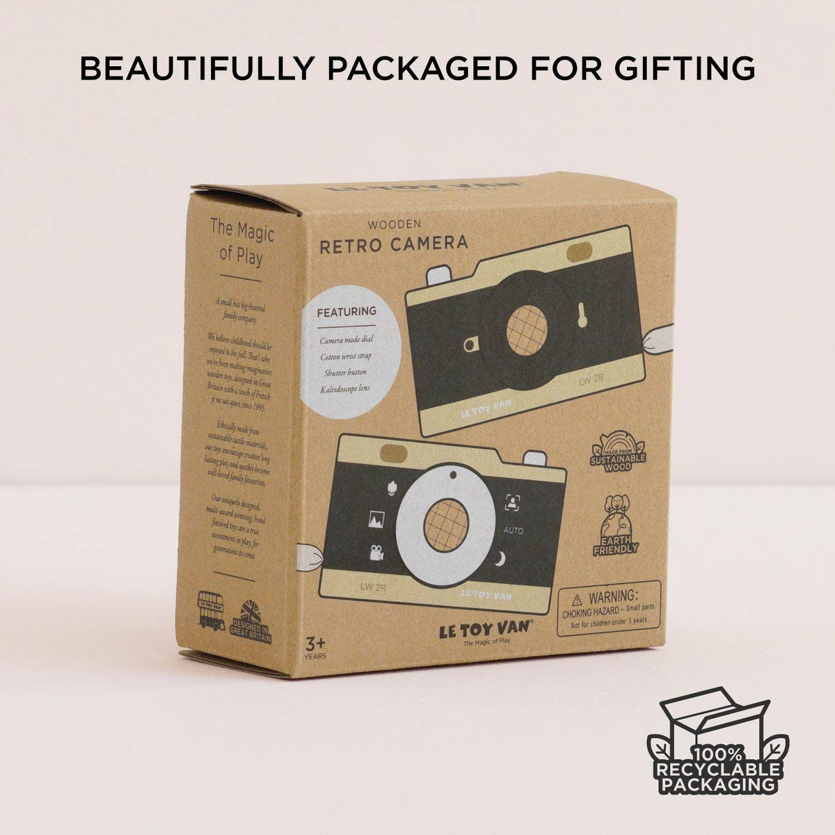 Wooden Retro Camera