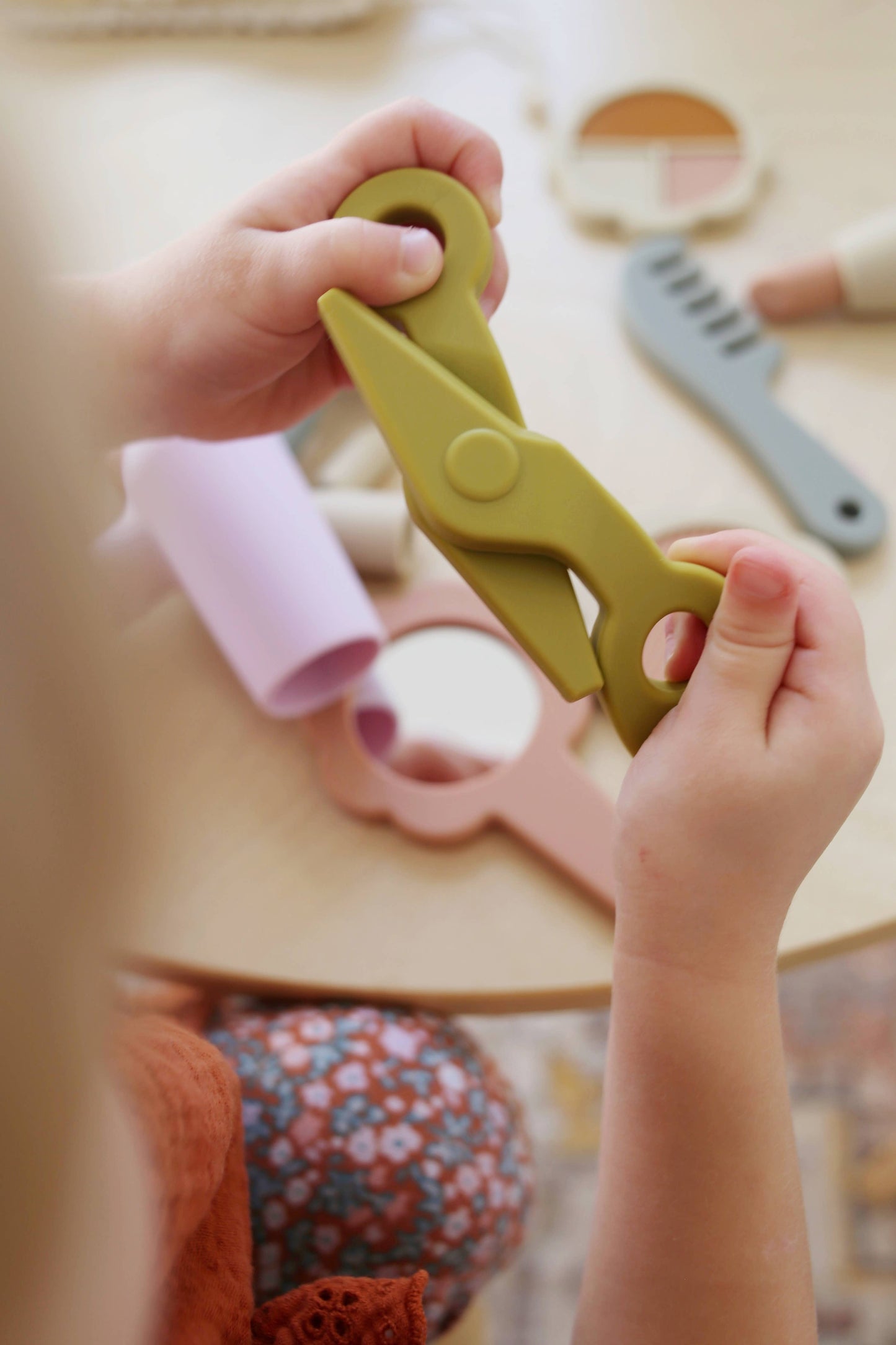 Silicone Hair and Makeup Playset