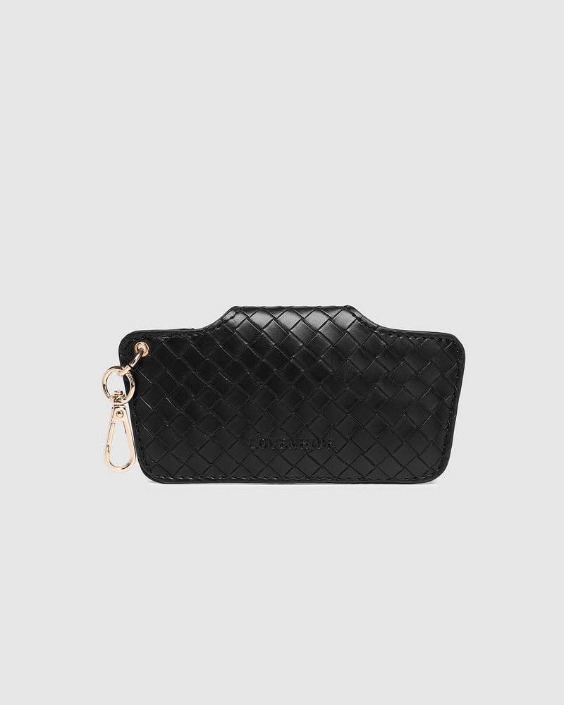 Skittle Sunglass Case - Woven Black