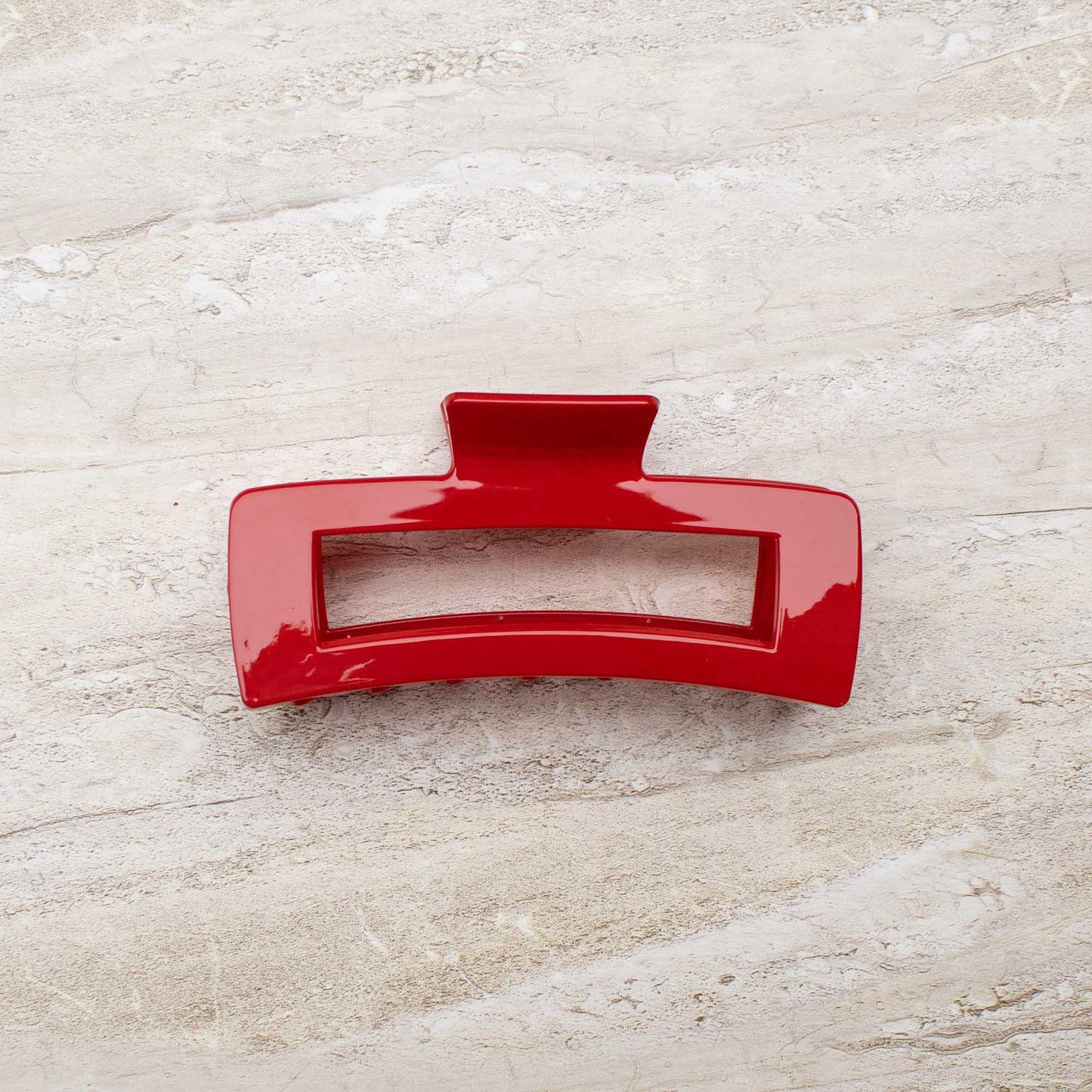 Jumbo Square Hair Clip: Matt Sage