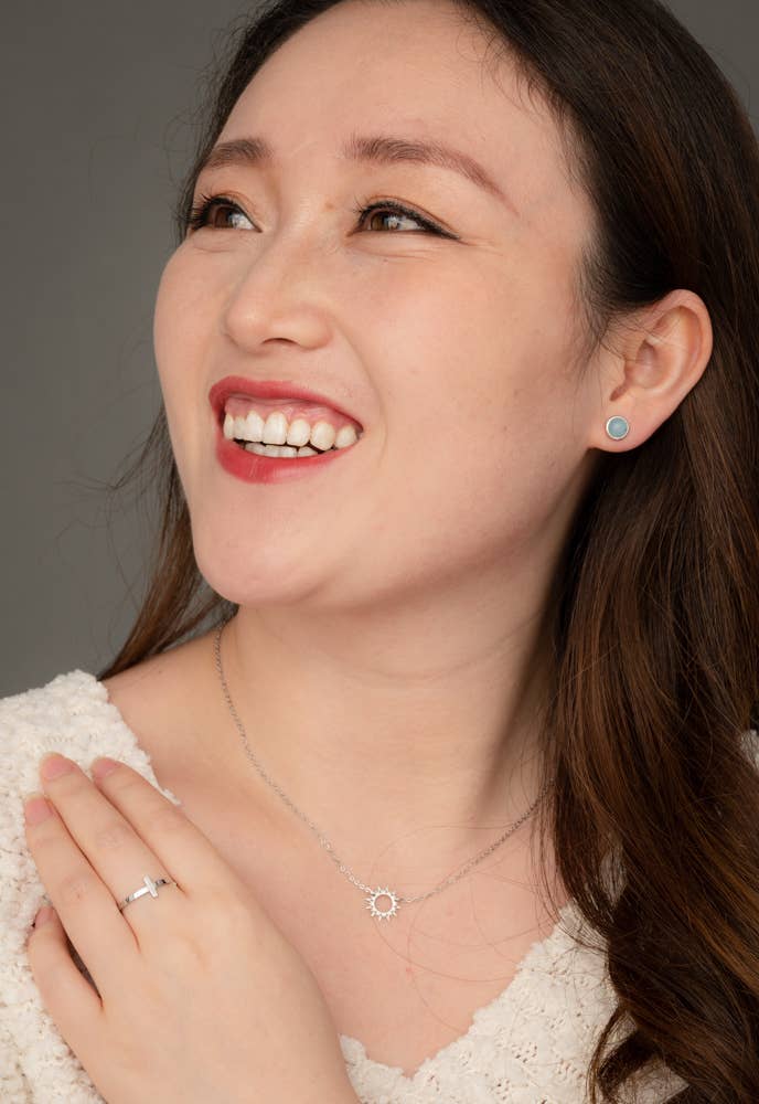 Mallory Necklace in Silver